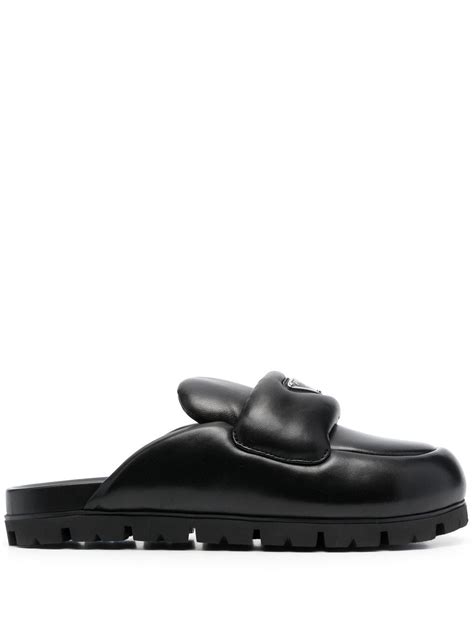 prada mule sale|Prada lug sole padded mules.